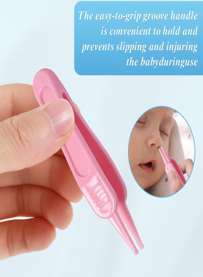 Clofiak 5Pcs Nose Cleaning Tweezers, 5 Colors Baby Nose Picker, Effective Booger Remover Tool, Navel & Ear Cleaner Clip for Baby's Care - Image 5